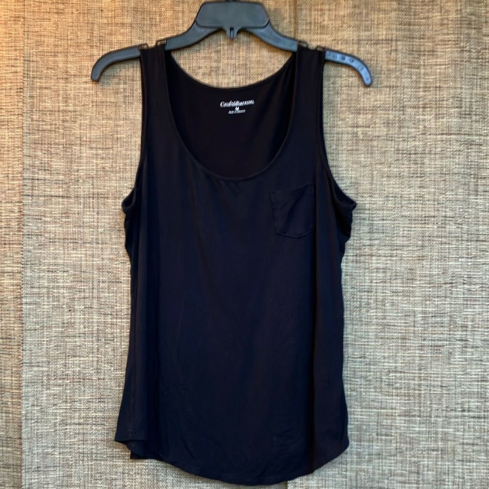 Croft & Barrow Women's Black Tank Top